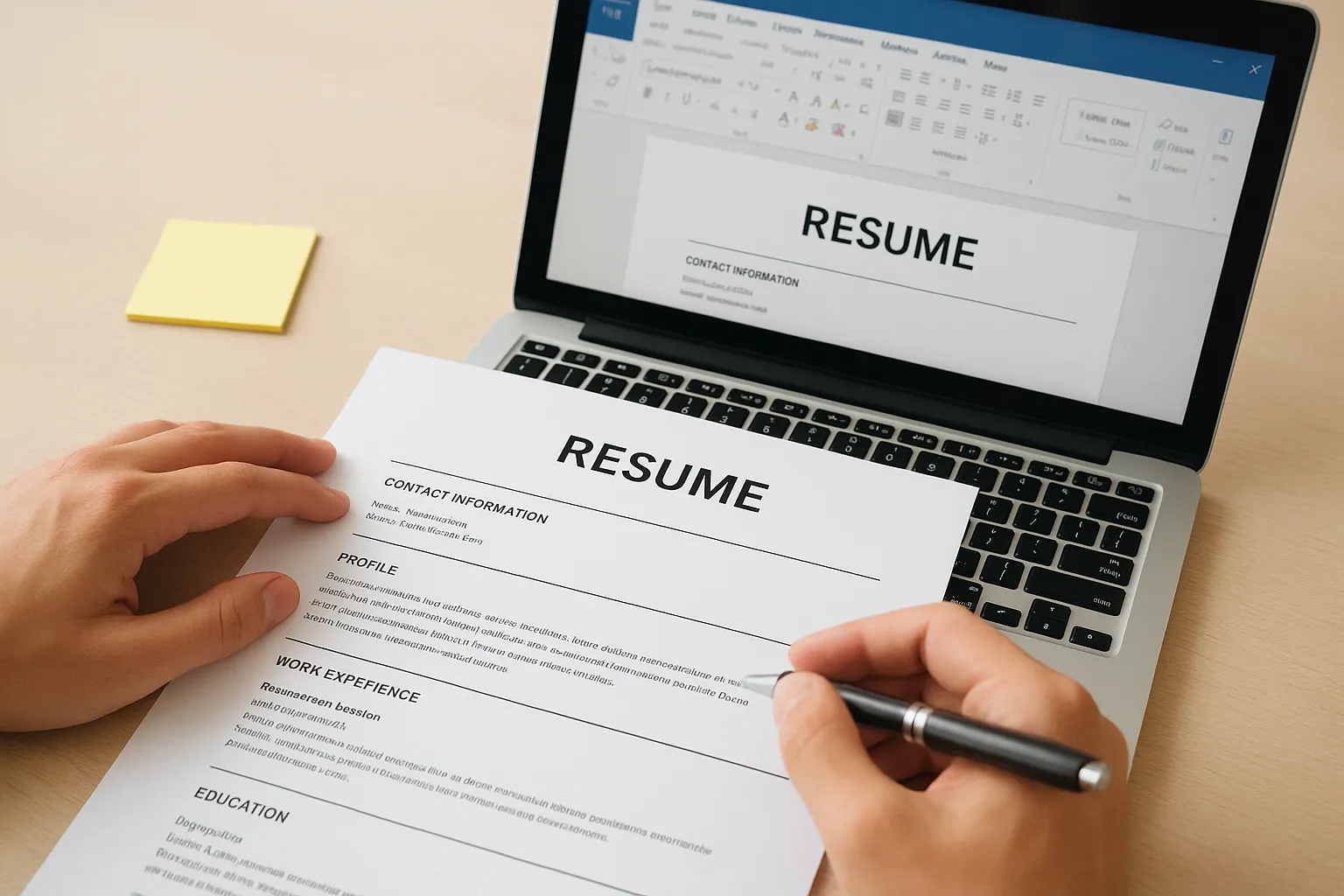Resume Layouts: How To Create A Resume Template In Word