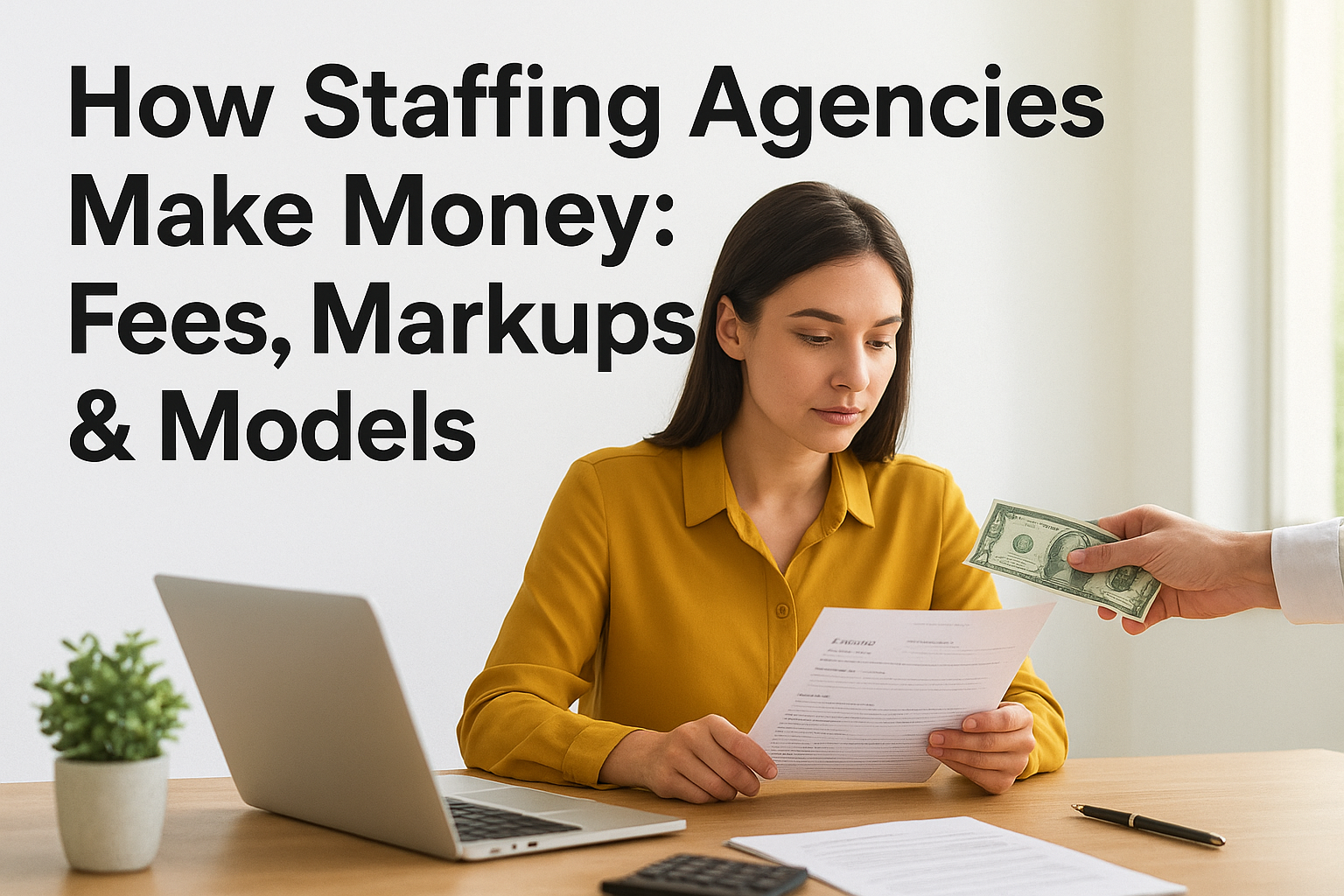 How Staffing Agencies Make Money: Fees, Markups & Models