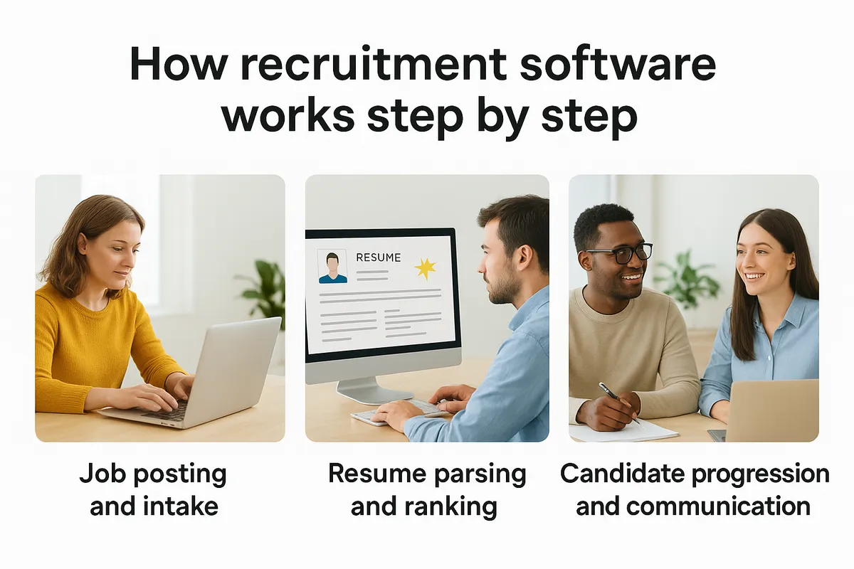How recruitment software works step by step