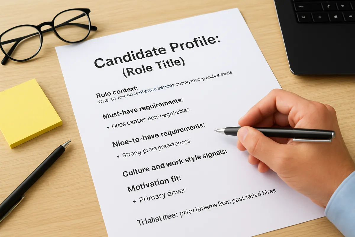 Assembling the full profile template